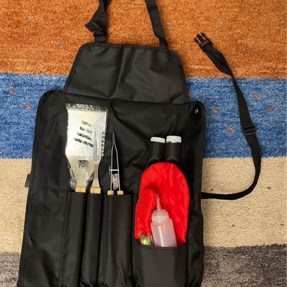 9p BBQ Tool Apron Set